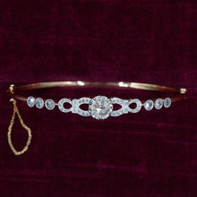 Rose Cut Diamond Bangle c1910