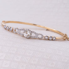 Rose Cut Diamond Bangle c1910