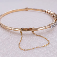 Rose Cut Diamond Bangle c1910