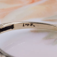 Old European Diamond Gold Filigree Solitaire c1910