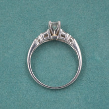 Transitional-Cut Diamond & Platinum Ring