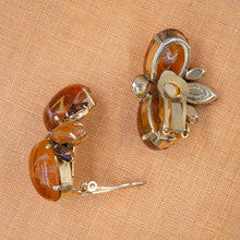 Rare Schreiner Gripoix Earrings C. 1950s