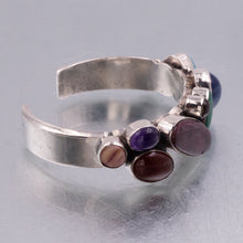 Multi-Gem Navajo Sterling Cuff