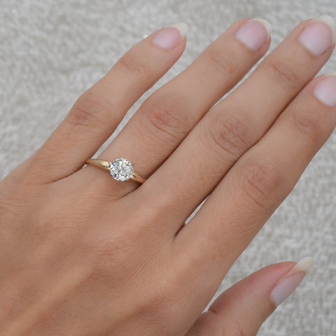 Antique 1.30ct Old European-cut Diamond Solitaire