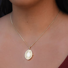 14k Hand Chased Locket