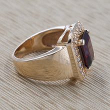 Garnet Cocktail Ring c1980