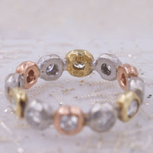 Handmade Bezel-Set Diamond Eternity Band