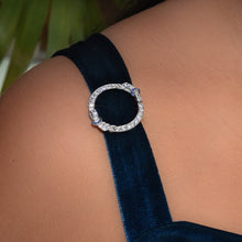 Art-Deco Diamond & Sapphire Shoulder Pin