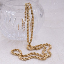 Solid Gold Rope Chain c1980