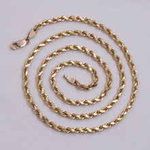 Solid Gold Rope Chain c1980