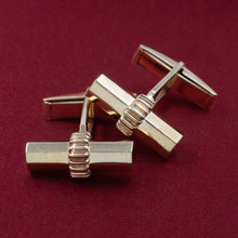Retro Barrel Toggle Cufflinks c1940