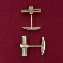 Retro Barrel Toggle Cufflinks c1940