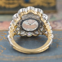 4.46 Carats Old European-Cut Diamond Ring