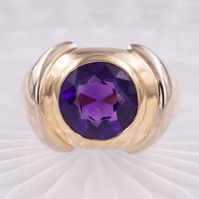Poiray Paris Amethyst Cocktail Ring c1980