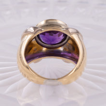 Poiray Paris Amethyst Cocktail Ring c1980