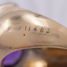 Poiray Paris Amethyst Cocktail Ring c1980