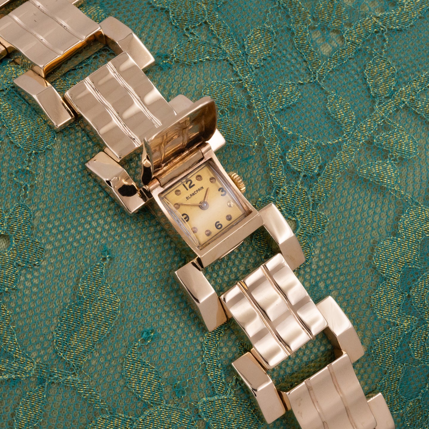 Blancpain Gold Covered Bracelet Watch c1940