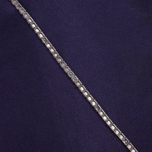 Diamond & Orange Blossom Line Bracelet c1950