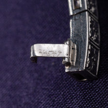 Diamond & Orange Blossom Line Bracelet c1950