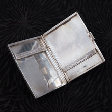 Silver Hand-Chased Cigarette Case c1930