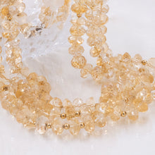 Faceted Citrine Necklace c1970