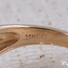 Ruby & Diamond Pavé Twist Ring c1980