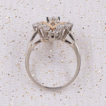 Diamond Rhombus Cocktail Ring c1950