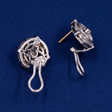 Chimento Diamond Pavé Button Earrings