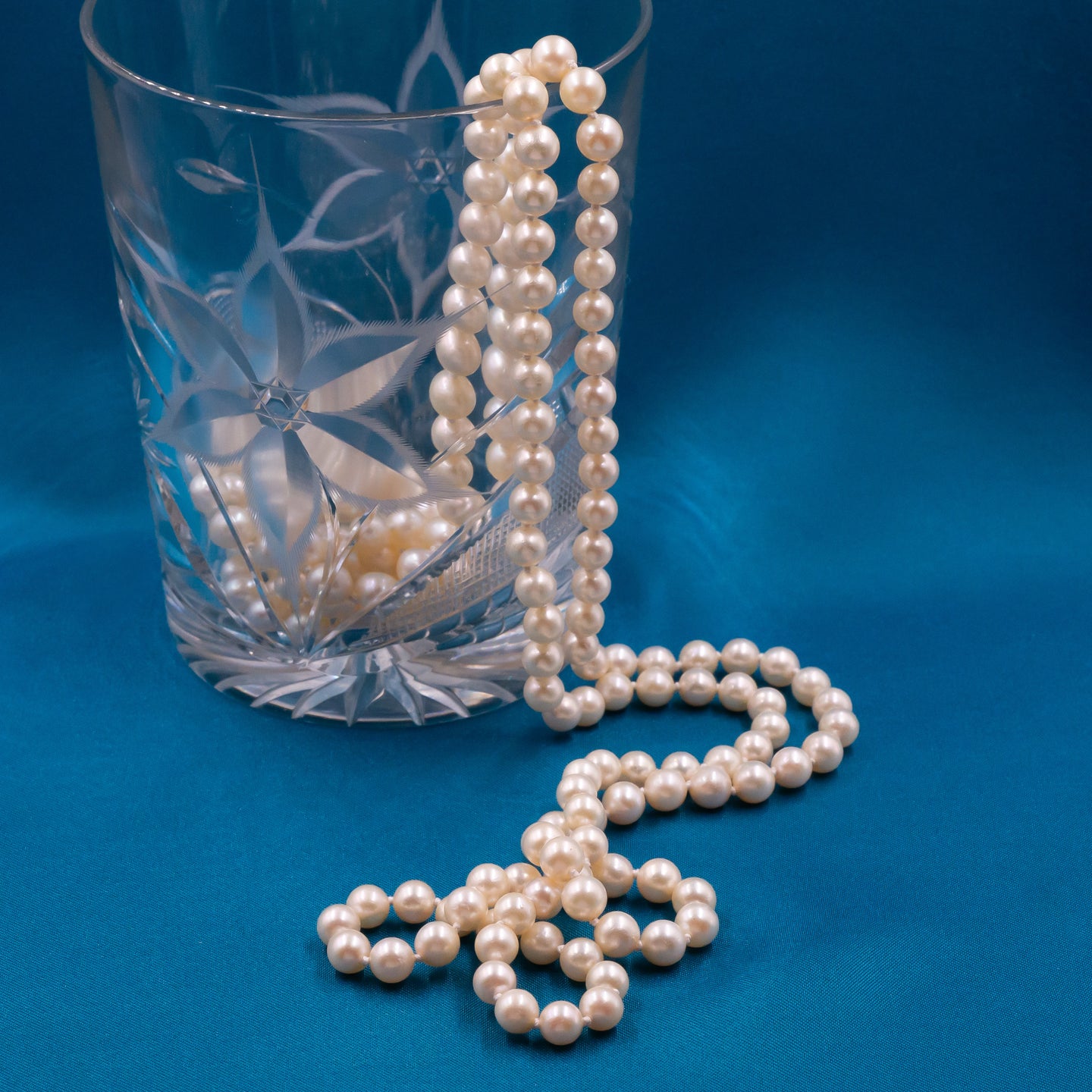 Extra Long Pearl Rope with Clasp