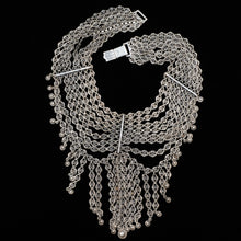 Rare Jeray Rice Reiner Silver Bib Necklace c1948