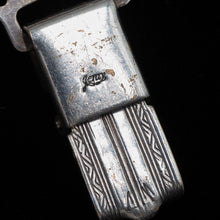 Rare Jeray Rice Reiner Silver Bib Necklace c1948