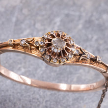 Antique Rose Cut Diamond Bangle