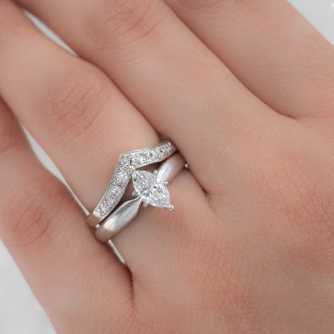 EGL-Certified .71 Carat Marquise-Cut Diamond Ring
