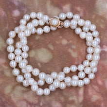 Opera Length Pearls with Gold Clasp
