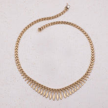 Graduated Fringe Collar Necklace