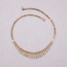 Graduated Fringe Collar Necklace