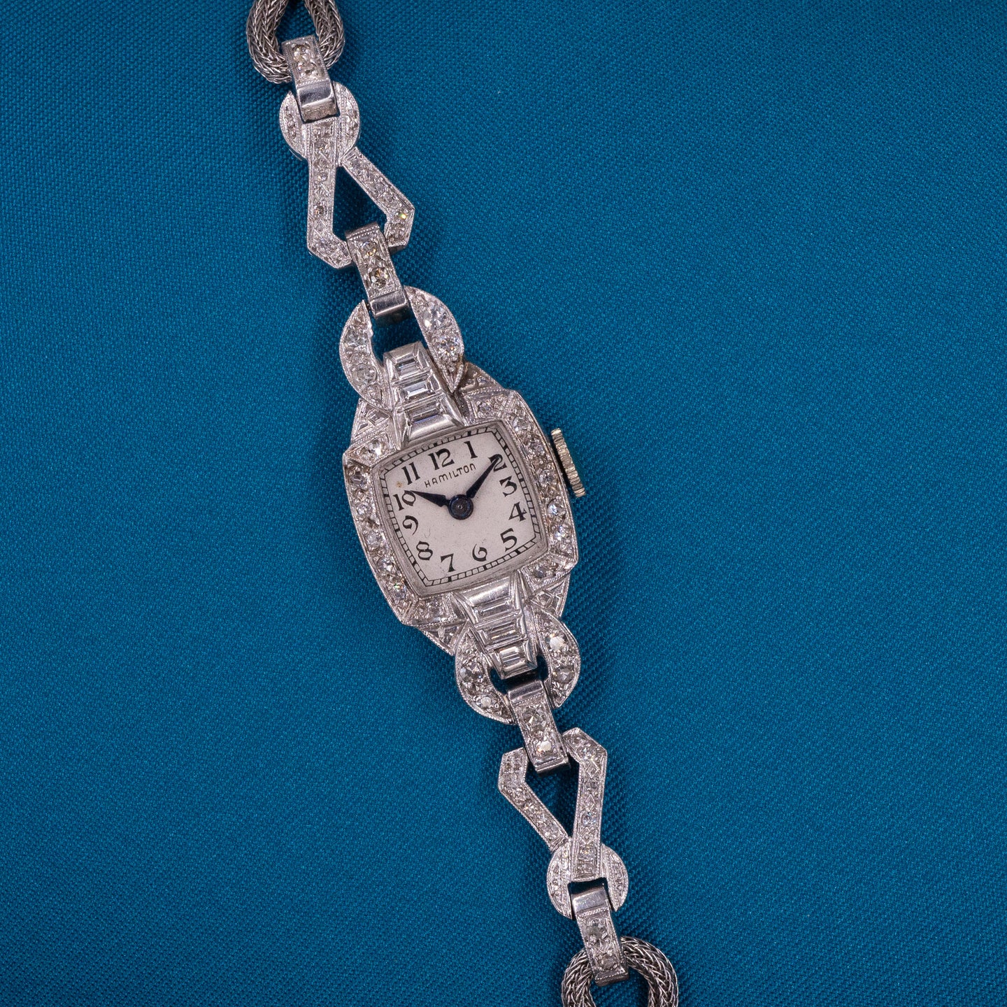 Hamilton Art Deco Diamond Lady's Wristwatch c1930