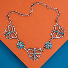 Old Pawn Turquoise Butterfly Necklace