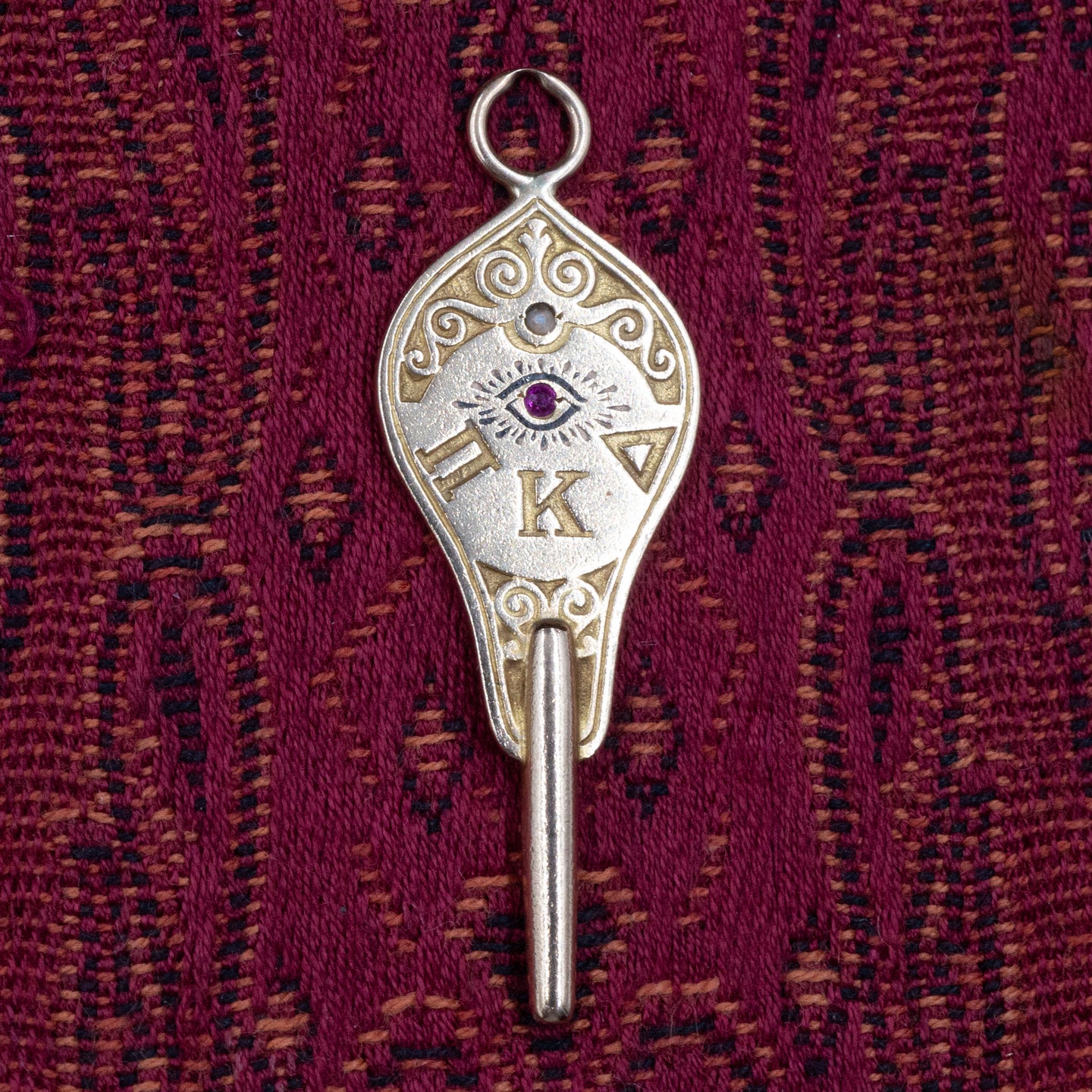 Antique Fraternal Key Fob Pendant