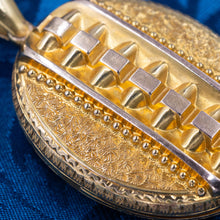 Ornate Etruscan Revival Locket c1870