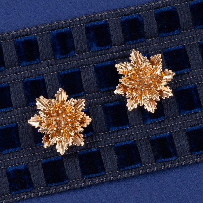 Tiffany & Co. Gold Flower Clip-on Earrings