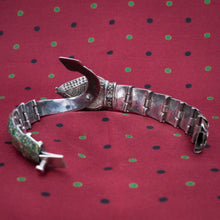 Taxco Enamel Snake Bracelet C. 1940s