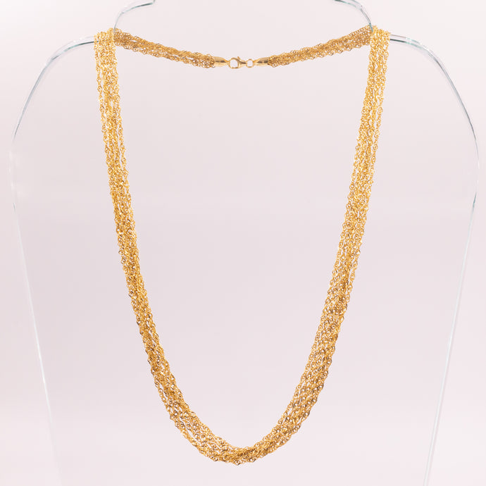 Multi-Chain Gold Necklace