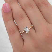 1.02 Carat Emerald-Cut Diamond Solitaire Ring