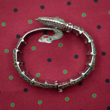 Taxco Enamel Snake Bracelet C. 1940s