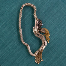 Victorian Mesh Slide Bracelet with Tassels c1870