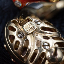 Coral Ladybug Earrings c1980