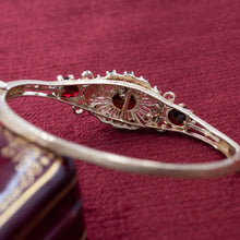 Victorian Revival Garnet Bangle