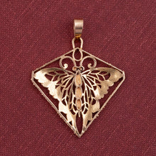 Enamel Butterfly Pendant c1970