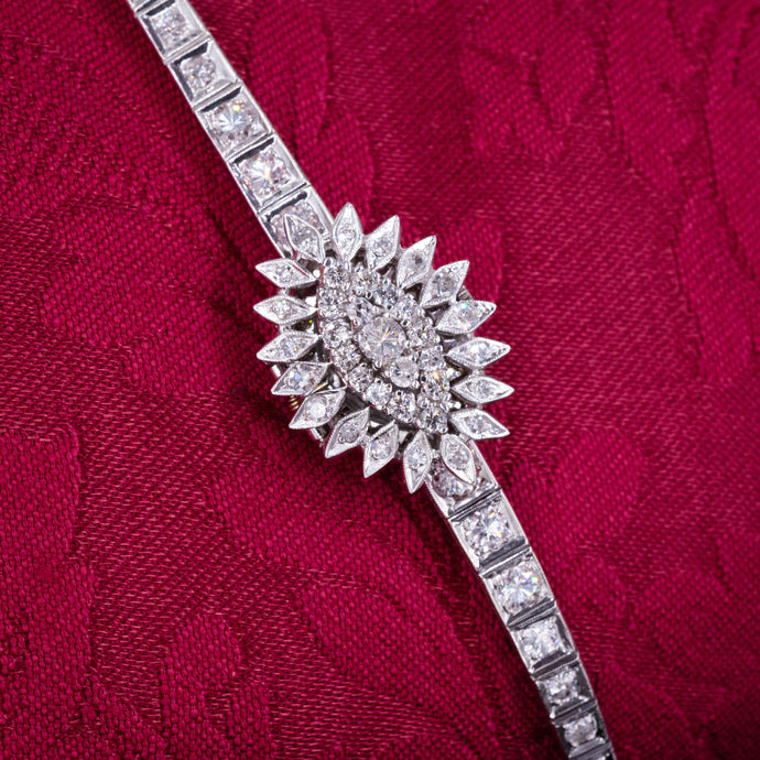 Baume & Mercier Diamond Covered Wristwatch c1950